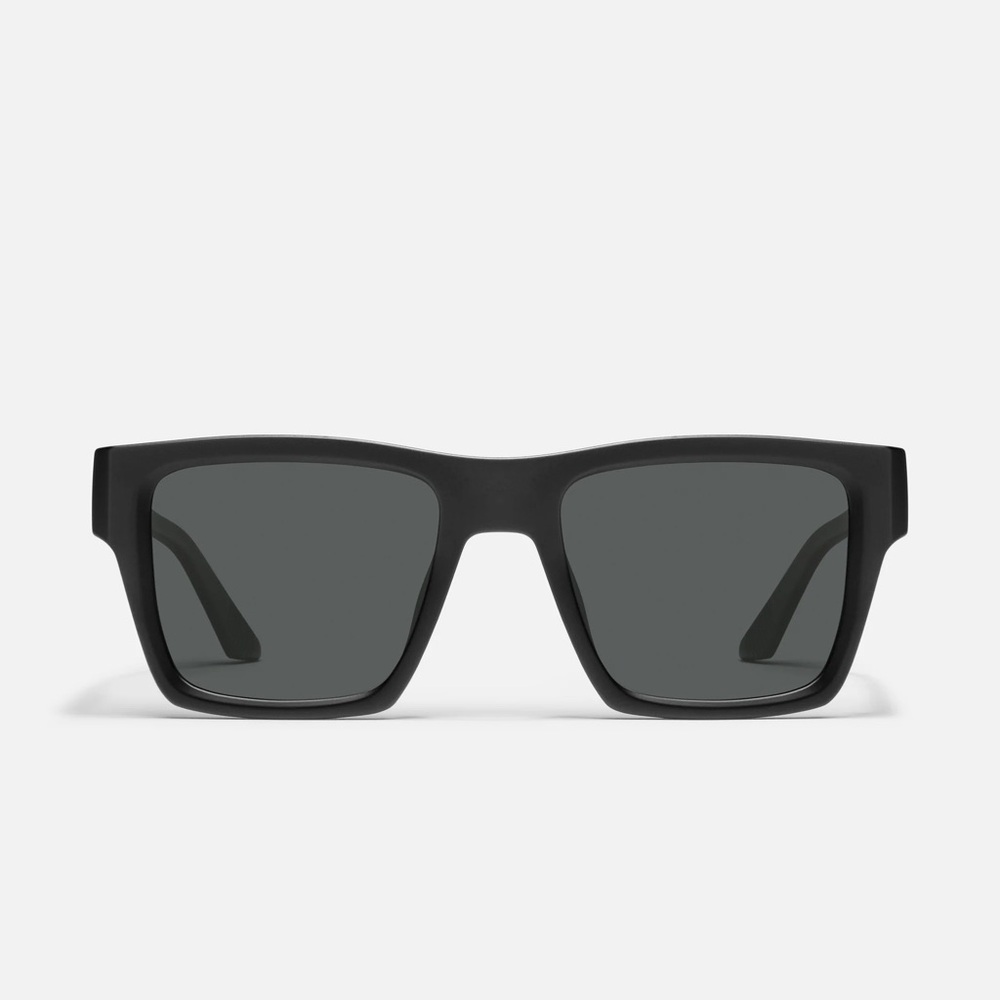 Quay Australia Black Rectangular Sunglasses